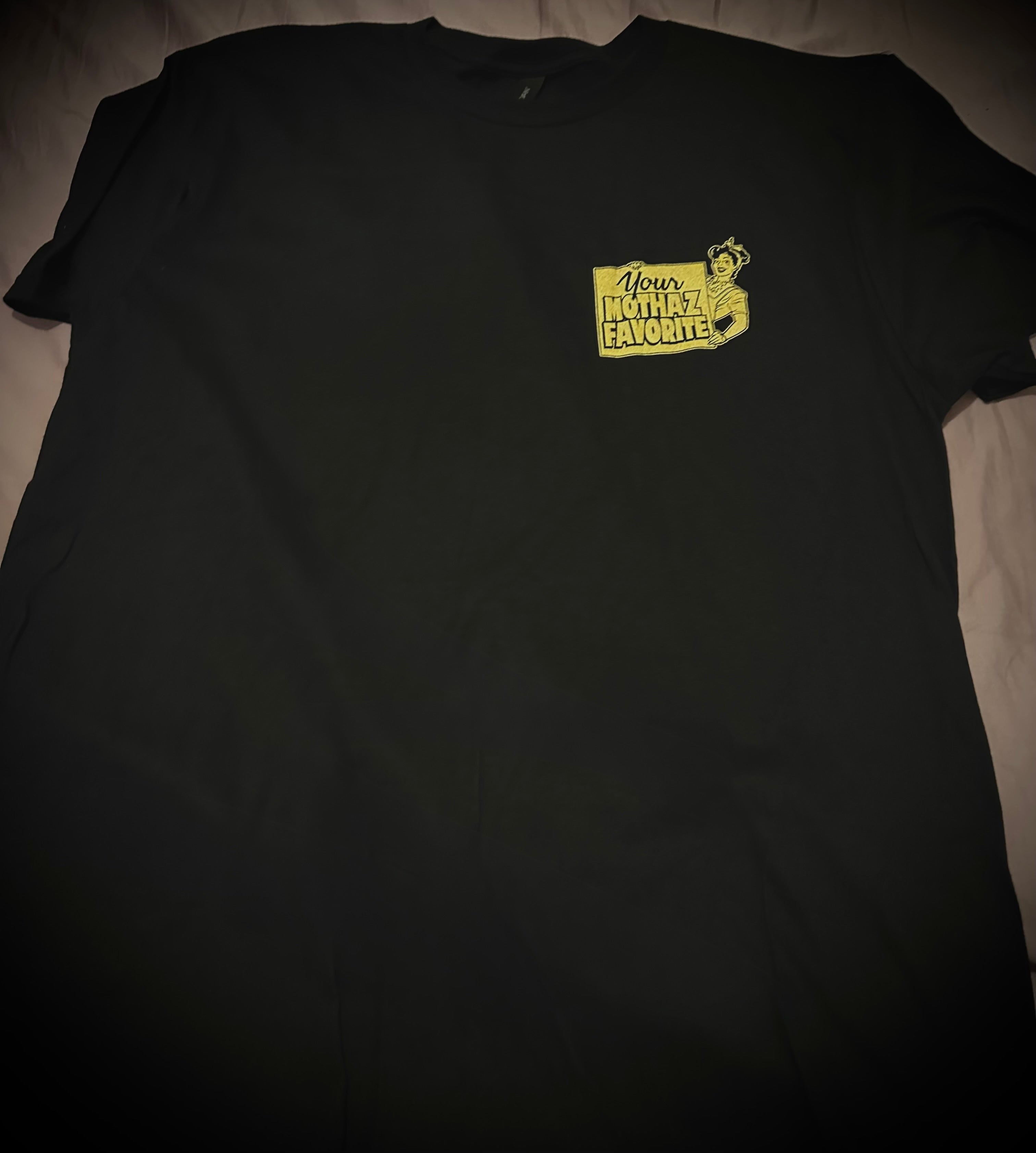 Black "Your Mothaz Favorite" Tee Shirt